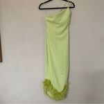 House Of CB  ‘Alessia’ Lime yellow neon Midi Dress NWOT‎ size M Photo 3