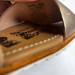 Sorel Ella II Bronze Gold Metallic Ash Slide Sandals Gladiator Size 7.5 Ankle Photo 8