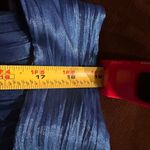 J.R Night By Cailiendo Blue Satin Rhinestone Buttons. Sheer Cuffed Sleeves Sz 8 Photo 11