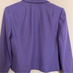 Pendleton Vintage Blazer Purple Women Suit Jacket Wool Professional Petite 10 Photo 6