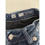 Miss Me Capri Jessica Women 30 Dark Wash Denim Low Rise Crop Western Embellished Photo 2