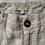 Sigrid Olsen  Light Gray Linen Capris Photo 9