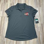 Nike Golf Gray Polo Shirt with Embroidered Mothers Brewing Logo, Size XL Photo 0