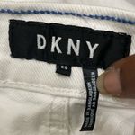 DKNY distressed high rise white bootcut ankle jeans / 29 / EUC Photo 14