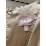 Show Me Your Mumu  Dress Womens Small Champagne Satin Maxi Made USA Bridesmaid Photo 2