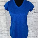 Xersion v-cut dri fit short sleeve activewear shirt blue sz S women Photo 0