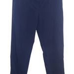 Valerie Stevens  Navy Fitted Ankle Pull-on Pants Size 12 Preppy Navy Ankle Pants Photo 0