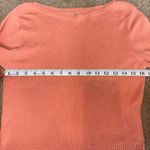 margaret o'leary  orange pullover 50% cashmere silk sweater long sleeve size xs Photo 8