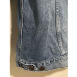 Madewell Jean Jacket Women’s Oversized Small Distressed Blue Trucker Denim EUC Photo 6