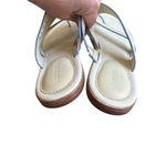 J. McLaughlin  - White Shay Leather Slide Sandals Sz 10 Photo 5