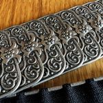 Silver Metal And Elastic Link Belt With Enamel‎ And Rhinestone Buckle Women's Photo 5