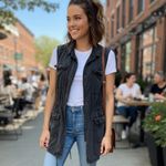 Buffalo David Bitton  Charcoal Denim Vest Photo 1