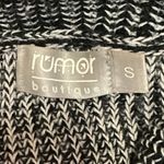 Rumor Boutique Women's Gray Pullover Long Sleeve Cowl Neck Knitted Sweater Top S Photo 3