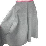 Rainbow Sandals Y2K Rainbow Brand Gray A-Line Circle Skirt – Pink Waistband, 50s Doo Wop Style Photo 5