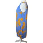 Soma  Leopards Night Gown Blue Medium Loungewear Stretch Comfy Sleepwear Photo 2