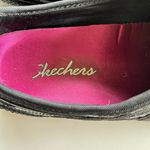 Skechers Black Womens 21310 Leather Round Toe Lace Up Sneaker Shoes Size 9.5 Photo 4