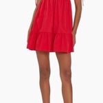 Amanda Uprichard - Sicily Mini Dress in Red Photo 4