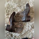 SENDRA Studded and Crackled Leathers Boots size 7 Brown Photo 5