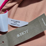 J.Crew Ribbed high-rise cheeky bikini bottom in Wild Hibiscus XS NWT Photo 4