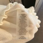 Elie Tahari White Floral Crochet Puff Sleeve Sweater Feminine Soft Coquette Girl Photo 8