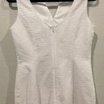 Lauren James The Avery Seersucker White Mini Dress Photo 2