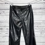 Garage NWT Size XL Jet Black Faux Leather Straight Leg Pants Photo 3