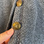 LL Bean Button Front Cropped Layering Knit Cardigan Casual Conservative Size SM Blue Photo 7