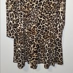 Love Fire Long Sleeve Babydoll Dress Leopard Print Women’s 2X XXL Brown Photo 6