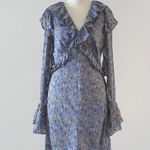 Free People  Sweetest Thing Mini long sleeve in Midnight Cowboy size 12 Photo 1