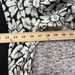 Gabby Skye Floral Print Dress Black White Fit & Flare Size 8 Career Mod Classic Photo 6