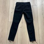 Mother Jeans The Looker Ankle Fray Guilty as Sin Black Color Size 27 Photo 14