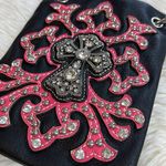 Rhinestone Bling Cross Bag Black Photo 1