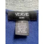 Verve Ami  Blue Off White Tie Dye Dip Dye Ruffle Tank Top Medium Photo 2