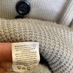 Cupshe Gray Waffle Knit Oversized Pullover Sweater Hooded EUC Sz M Polyester Photo 5