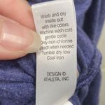 Athleta Ruched Dress Seeker Tee Blue Pima Cotton Bodycon Stretch Extra Small Photo 2