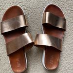 MIA Rose Gold Metallic Platform Sandals Photo 3