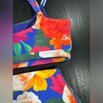 We Wore What  Floral Bandeau Bra Top and Biker Shorts set Size XS NWOT Photo 5
