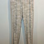 Athleta Womens Brooklyn Joggers Abalone Beige Camo Athletic Pants Pockets Size 8 Photo 0