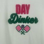 Shiraleah  Pickleball Day Dinker Sweatshirt size S Preppy Athleisure Retro Photo 3