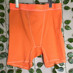 SKIMS  boyfriend shorts orange size XL NWT Photo 0