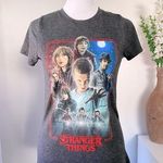 Netflix Strangers Things Dark Gray T-Shirt Photo 0
