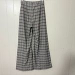For Love & Lemons  Kim Wide Leg Pants Gray Plaid Size S Photo 7