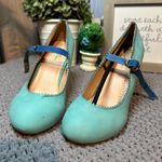 J. Adams  Teal Mary Jane Heels Photo 3