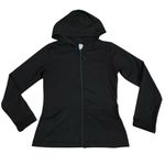 Black Light Breathable Hoodie Zip Up‎ Jacket Size XS Photo 0