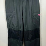 Reebok Classic Trail Track Pants Black Pockets Hiking Outdoor NEW Women's Large Photo 0