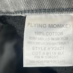 Vervet Flying Monkey Denim Cutoff Shorts Womens 26 Gray Distressed High Rise Festival Photo 4