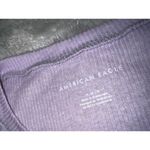 American Eagle  cropped light purple shirt Photo 1