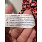 Forever 21 Women’s Retro MoD Rayon Geometric Preppy Romper Orange Black White Small Photo 4