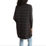Rebecca Minkoff NWT Long Black Quilted Zip Front Puffer Vest Size Large Photo 1