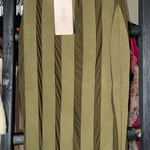 House Of CB  Olive Khaki Sheer Striped Bandage Pencil Skirt Womens XS New NWT Photo 0